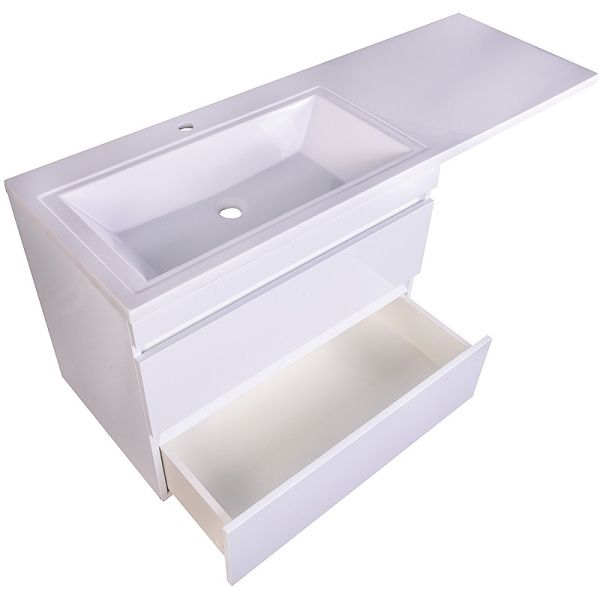 Тумба под стиральную машину подвесная Style Line Даллас СС-00002337 белый