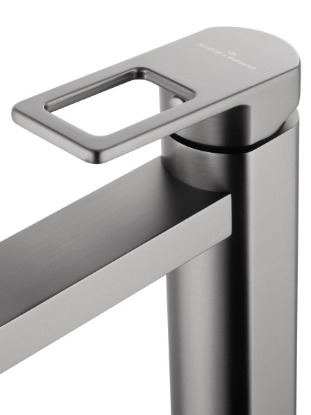 Смеситель для раковины высокий WONZON & WOGHAND FRAME, темный графит WW-88239010-BGM Смеситель для раковины высокий WONZON & WOGHAND FRAME, темный графит WW-88239010-BGM