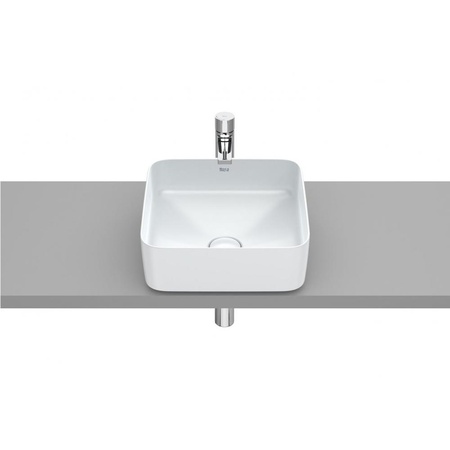 Раковина накладная (37х37) Roca Inspira square 327532630 жемчужный