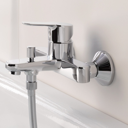 Смеситель для ванны однорычажный Grohe BauEdge 23334 000 (23334000) хром