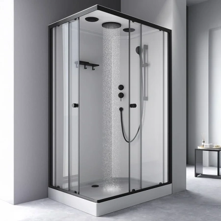 Душевая кабина (120х80) Am.Pm X-Joy W94C-403-12080BT черный матовый