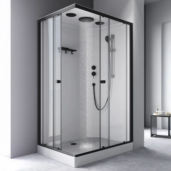 Душевая кабина (120х80) Am.Pm X-Joy W94C-403-12080BT черный матовый