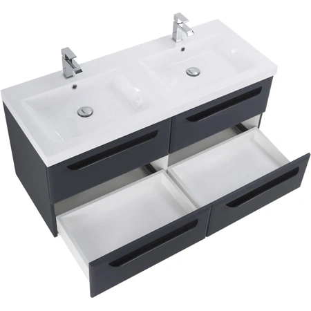 Тумба под раковину Cezares ECO-1200-4C-SO-2-GR-P Grafito без ручек