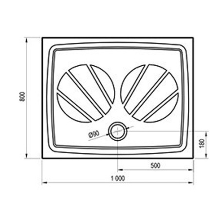 Душевой поддон Ravak Gigant Pro XA03A401010