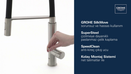 Смеситель для кухни Grohe Concetto 31491 000 (31491000) хром