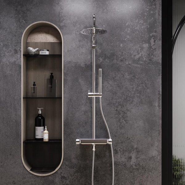 Душевая система с изливом Damixa Scandinavian Pure 936760000 Душевая система с изливом Damixa Scandinavian Pure 936760000