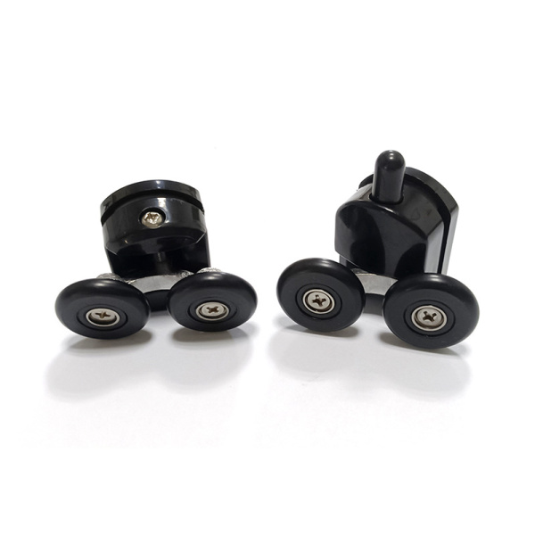 Душевая дверь (150х190) ABBER Schwarzer Diamant AG30150B5 черный, раздвижная