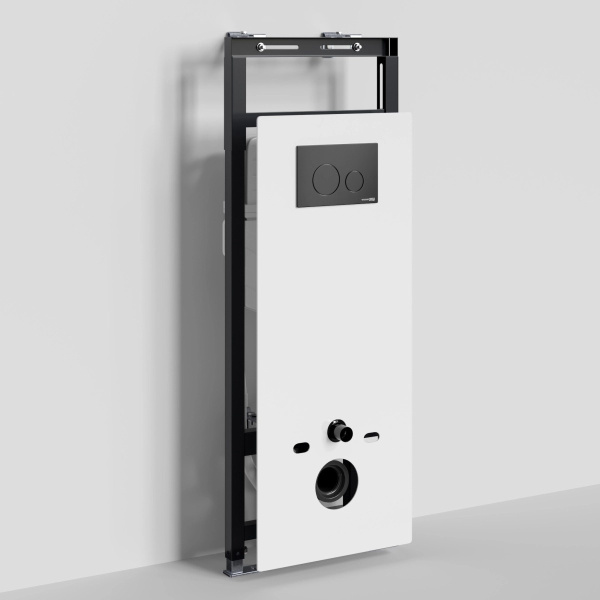 Инсталляция для подвесного унитаза WasserKraft Salm 27TLT.010.ME.WH.MB02