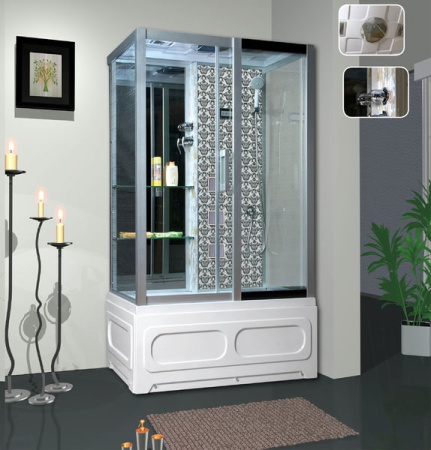 Душевая кабина асимметричная Niagara Lux 7716W L/R