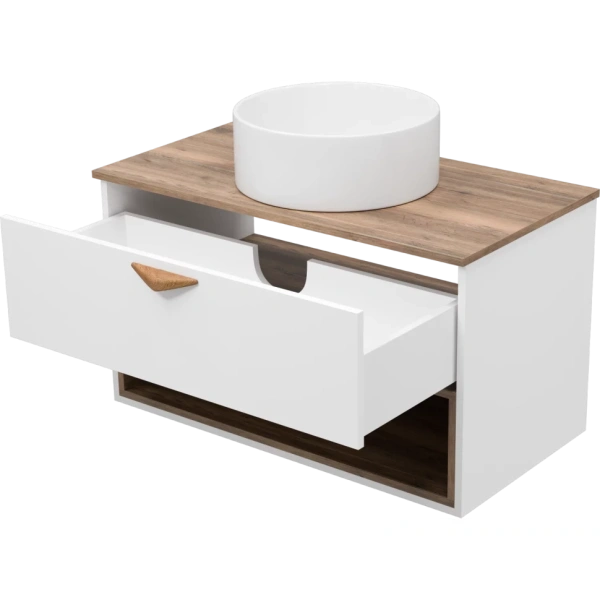 Тумба под раковину Brevita Bergen 90 BER-07090-19-01-1Я