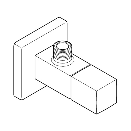 Угловой вентиль 3/8 Grohe Eurocube 22012 000 (22012000) хром 