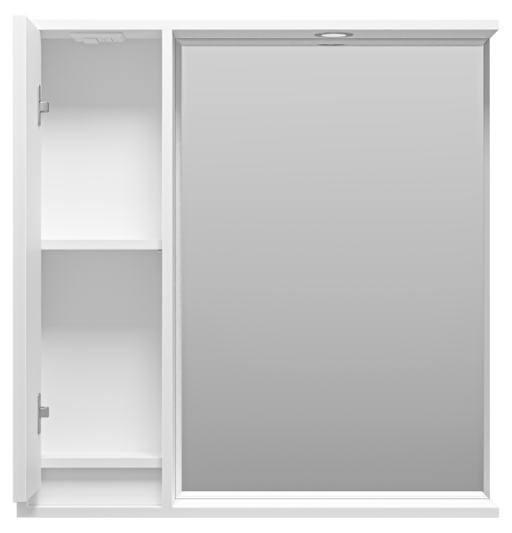 Зеркальный шкаф (78х80) Brevita Balaton 80 левый  BAL-04080-01-Л