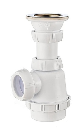 Сифон для раковины Aquaton Wirquin местосберегающий ZRU9307586