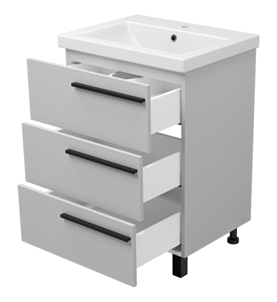 Тумба с раковиной Misty Ненси 60  УТ000015707