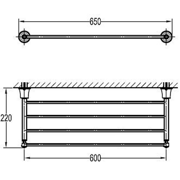 Полка для полотенец CEZARES LIBERTY CZR-F-8983 Полка для полотенец CEZARES LIBERTY CZR-F-8983
