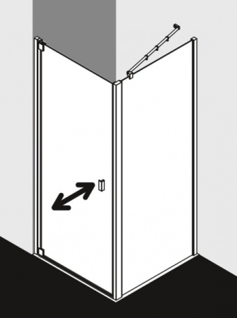 Душевая дверь Kermi Raya RA 1WL 09020VAK