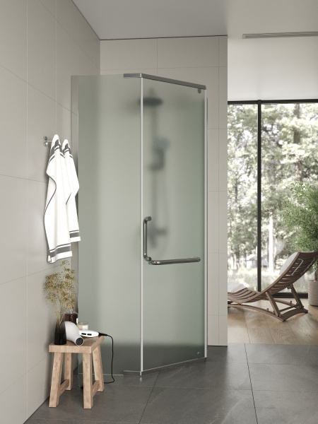 Душевой уголок без поддона (86х86) Agger A03-090MCR/G хром