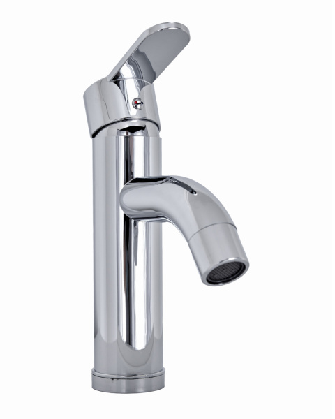 Смеситель для раковины однорычажный полимерный OneLife P99-020cr хром