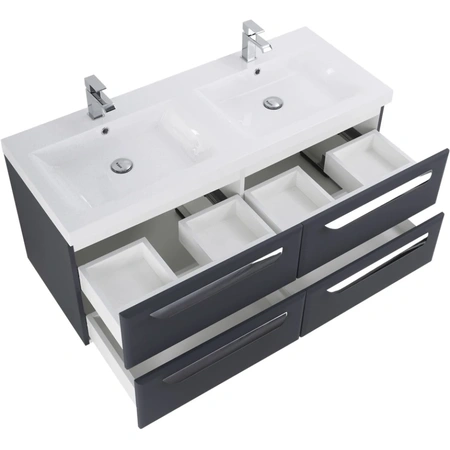 Тумба под раковину Cezares ECO-1200-4C-SO-2-GR-P Grafito без ручек