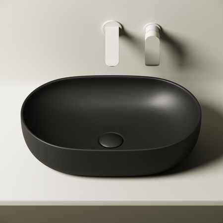 Раковина накладная (60х41,5) Ceramica Nova ELEMENT CN6047MB