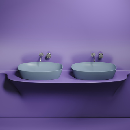 Раковина накладная (60х38) Ceramica Nova ELEMENT CN6049MHL