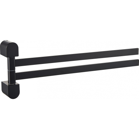 Полотенцедержатель поворотный WONZON & WOGHAND CARBON, черный WW-7731