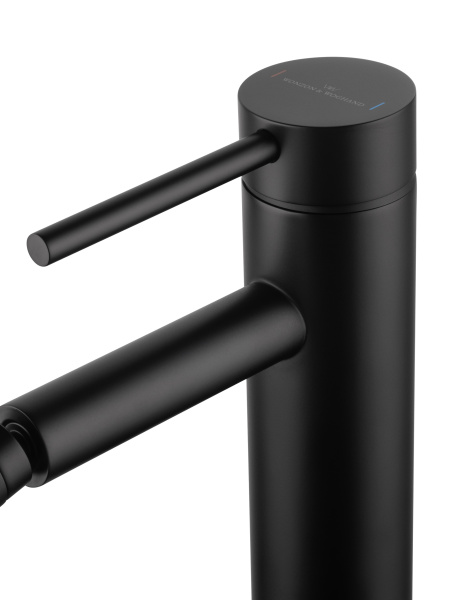 Смеситель для биде WONZON & WOGHAND STICK, черный матовый WW-88339017-MB