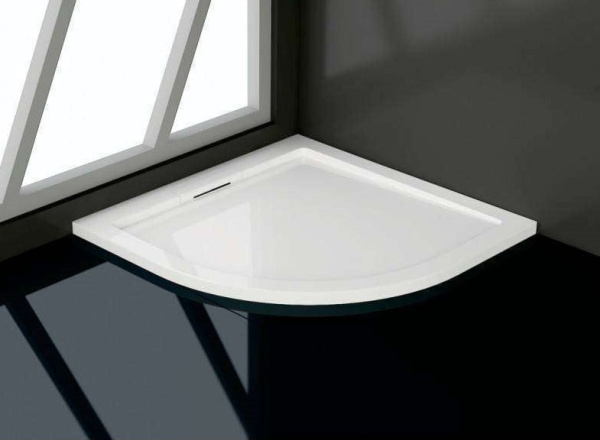 Душевой поддон полукруглый 100х100х3,5 RGW AWS-31 03190400-01