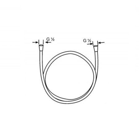 Душевой шланг Kludi Sirenaflex 6100405-00