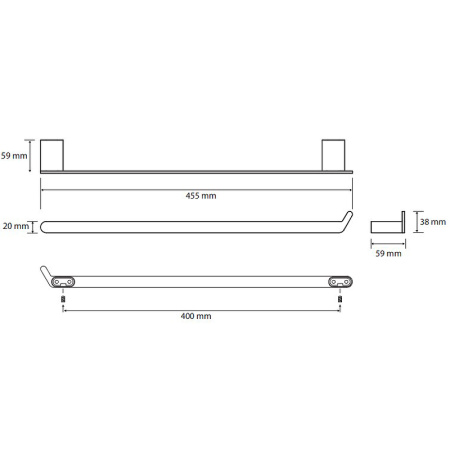 Полотенцедержатель Bemeta Organic 157104351