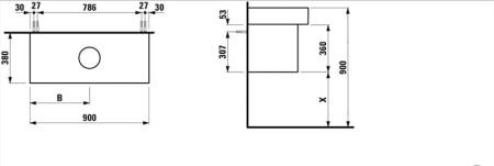 Тумба Laufen Boutique 4.0901.3.150.250.1