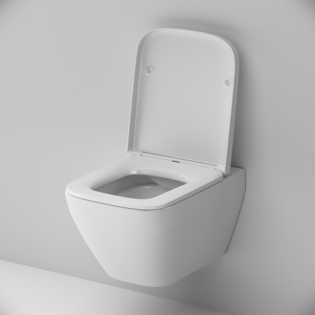 Подвесной унитаз безободковый Am.Pm Spirit 2.0 C701701SC с крышкой