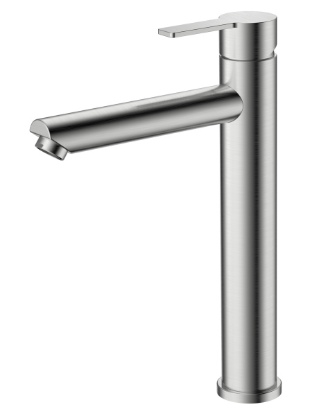 Смеситель для накладной раковины однорычажный высокий Agger Easy A3112122 сатин матовый