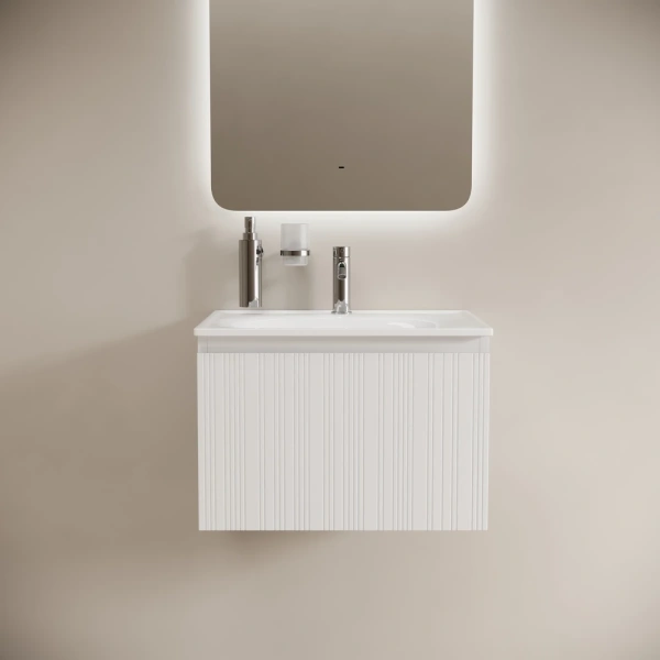 Тумба без раковины подвесная Sancos Code CD60W белый глянец