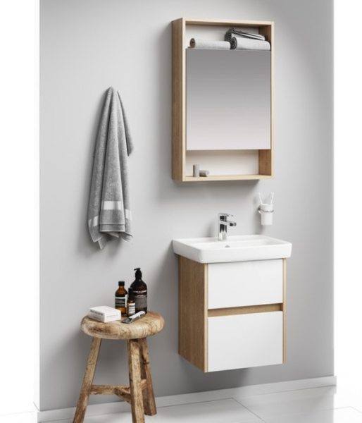 Зеркальный шкаф Aqwella Сити 50 SIT0405DB