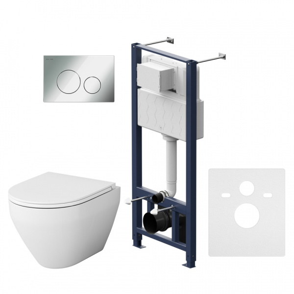 Комплект унитаза с инсталляцией Am.Pm Spirit 2.0 IS49051.701700