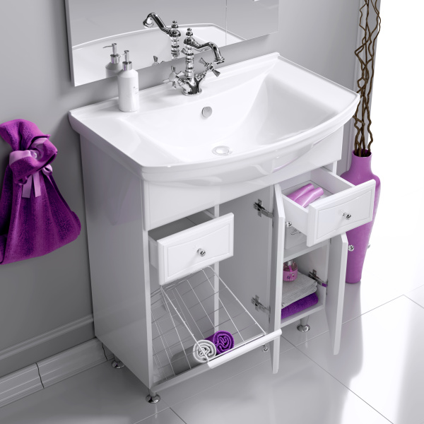 Тумба под раковину Aqwella Барселона (85 см) BA0108K