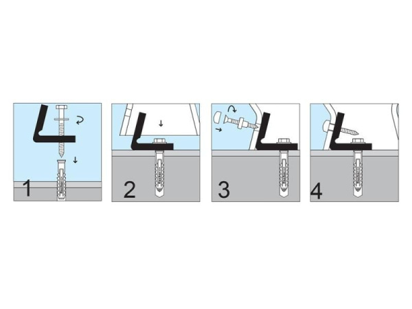Крепеж к напольному унитазу CEZARES CZR-FIX-FLR-G