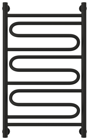 Полотенцесушитель Водяной Сунержа Элегия + (80х50) Матовый Черный 31-0205-8050