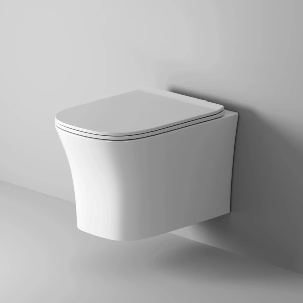 Унитаз подвесной безободковый Grossman Style GR-4474S с сиденьем микролифт