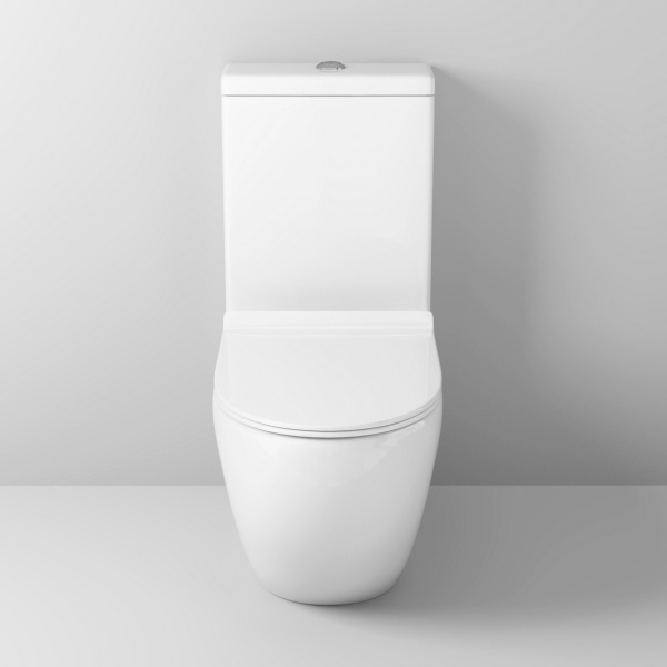 Унитаз напольный безободковый Grossman Style GR-4496S с сиденьем микролифт