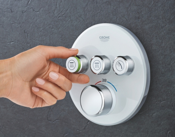 Смеситель термостат Grohe SmartControl 29904 LS0 (29904LS0) белая луна