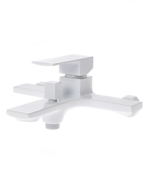 Душевая система смеситель с изливом Orange Lutz M04-932w  белый