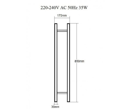 Полотенцесушитель Zorg AZR HT- 010-2 BR