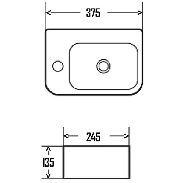 Раковина подвесная Aquame AQM5005L