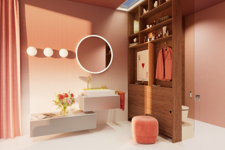 Держатель для полотенец двойной Hansgrohe AddStoris 41770990 полированное золото