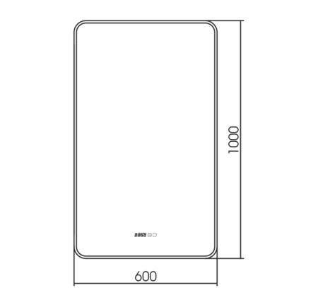 Зеркало (60х100) Silver Mirrors Incanto LED-00002537