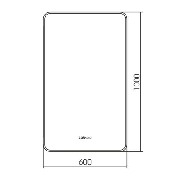 Зеркало (60х100) Silver Mirrors Incanto LED-00002537