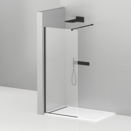 Душевая перегородка 90 см CEZARES LIBERTA LIBERTA-L-1-90-C-NERO