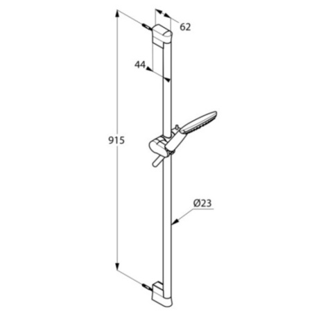 Душевой гарнитур Kludi Freshline 6784091-00
